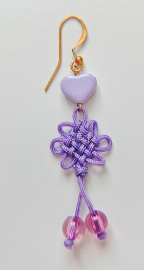 lilac lucky knot